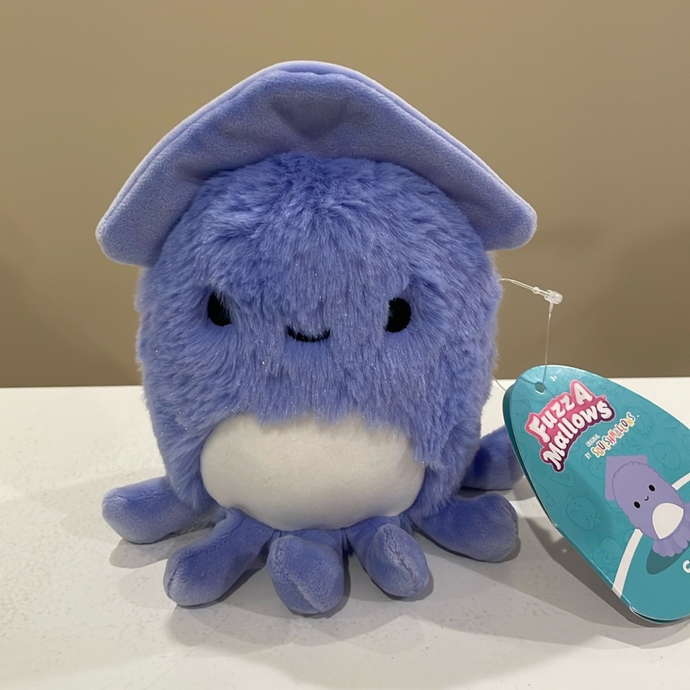 NWT 5” Stacy the Squid Fuzzamallow Squishmallow